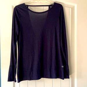 Navy Gap Work Out Top - Medium